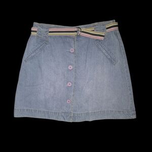 St.Johns Bay Denim Skort Size 10